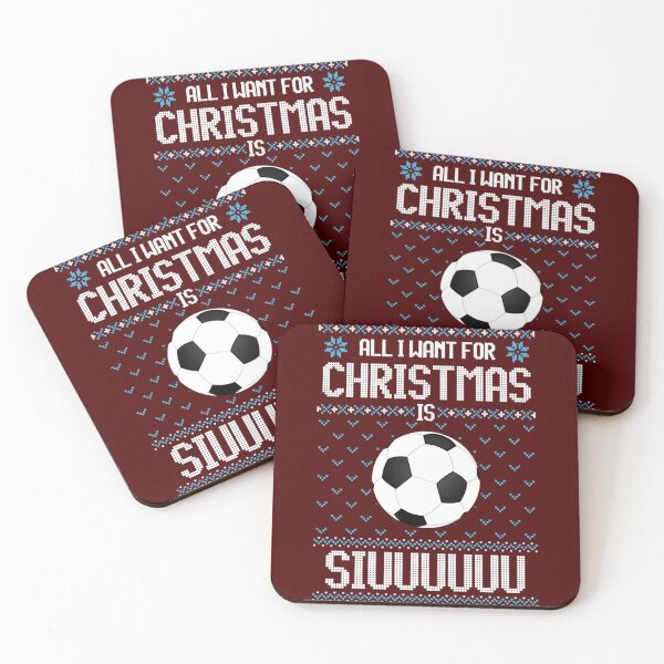 Item preview, All I Want for Christmas is Siuuu - Funny Football Christmas   designed and sold by LeedsDesign2.