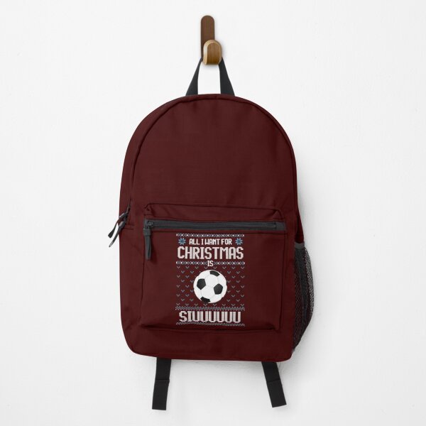 Item preview, All I Want for Christmas is Siuuu - Funny Football Christmas designed and sold by LeedsDesign2.