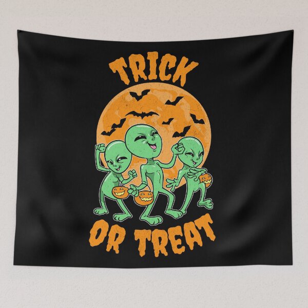 Item preview, Alien trick or treat designed and sold by JoRealm.