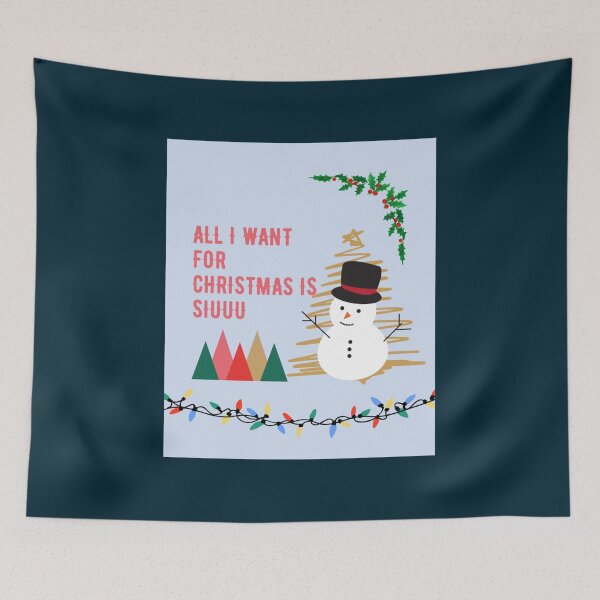 Item preview, All i  want for christmas is siuuu   designed and sold by LeedsDesign2.