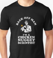 Zurück weg vom Mann bin ich ein Huhn-Nugget-Wissenschaftler Slim Fit T-Shirt