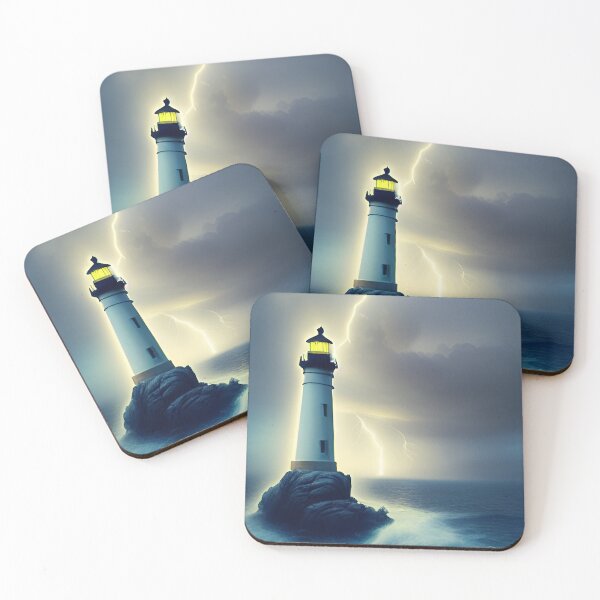 Item preview, Lighthouse in a storm 2 designed and sold by zorropriest.