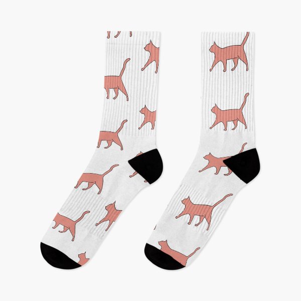 Item preview, Orange or Pink Cat on the prowl  designed and sold by MariaMediascape.