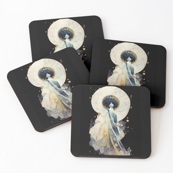 Item preview, Art Nouveau Print, Art Deco Print, Looking Into the future designed and sold by CJArtNuvo.