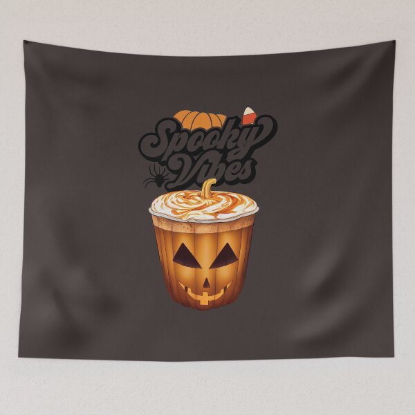 Item preview, pumpkin spooky vibes coffee pumpkin pie spice Autumn  designed and sold by hassendz.