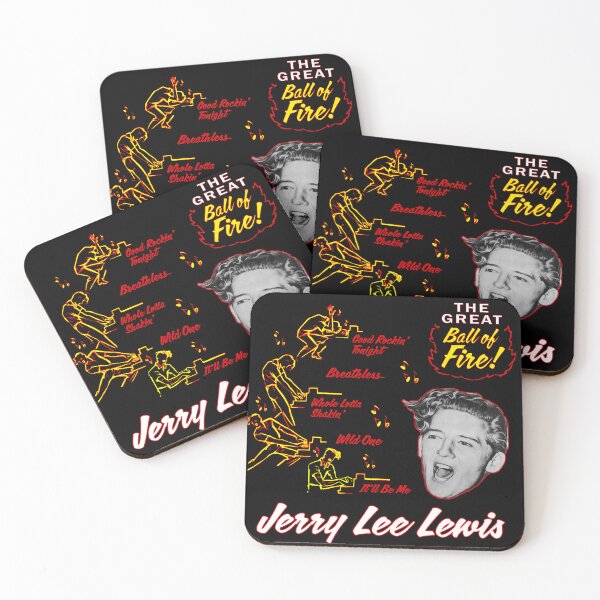 Item preview, Jerry Lee Lewis - The Great Ball of Fire Version 2 designed and sold by Atomic Anachronism Art!.