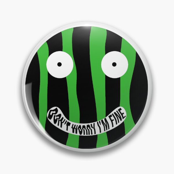 Item preview, Don't Worry I'm Fine - Green Version designed and sold by Hayden Celentano.