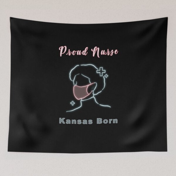 Item preview, Kansas  Born, Proud Nurse designed and sold by Zandrasart.