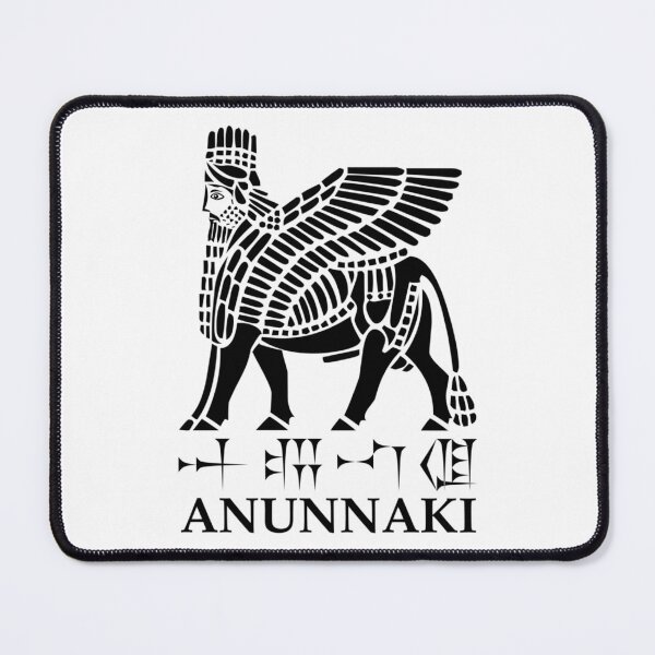 Item preview, Anunnaki, Lamassu, Cuneiform Text, (BlackWhite)   designed and sold by nerdysquatchh.