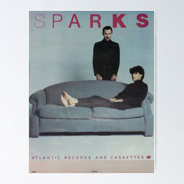 Item preview, sparks band mael poster 1983 designed and sold by dangerdancing2.