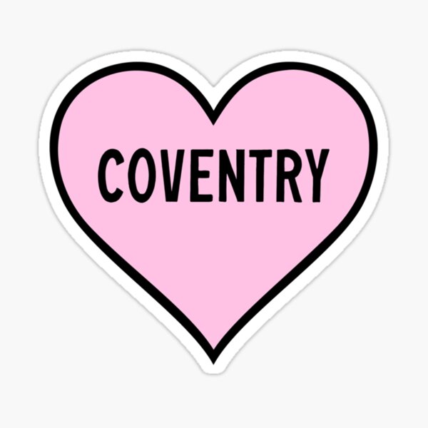 Item preview, I love Coventry cute pink heart shape Coventry city lover Valentine Gift   designed and sold by ZonaJoCreations.