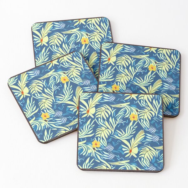 Item preview,  VINTAGE yellow and blue HAWAIIN designed and sold by starfishstuff.