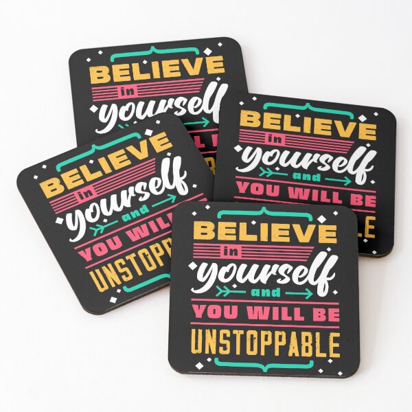 Item preview, believe in yourself and you will be unstoppable designed and sold by Ric Gilar.