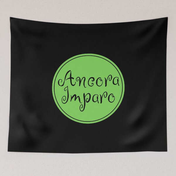 Item preview, Ancora Imparo - I Am Still Learning - Italian Sayings - Michelangelo designed and sold by JourneyCreative.