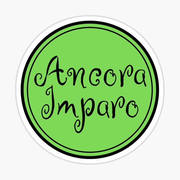 Item preview, Ancora Imparo - I Am Still Learning - Italian Sayings - Michelangelo designed and sold by JourneyCreative.