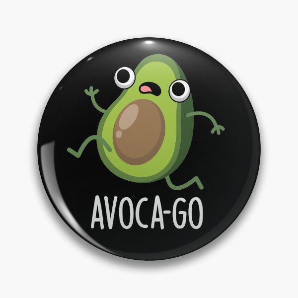 Item preview, Avoca-go Funny Avocado Puns (Dark BG) designed and sold by punnybone.