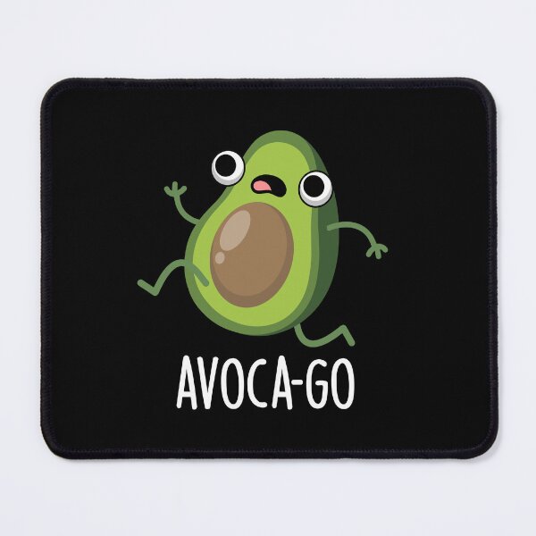 Item preview, Avoca-go Funny Avocado Puns (Dark BG) designed and sold by punnybone.