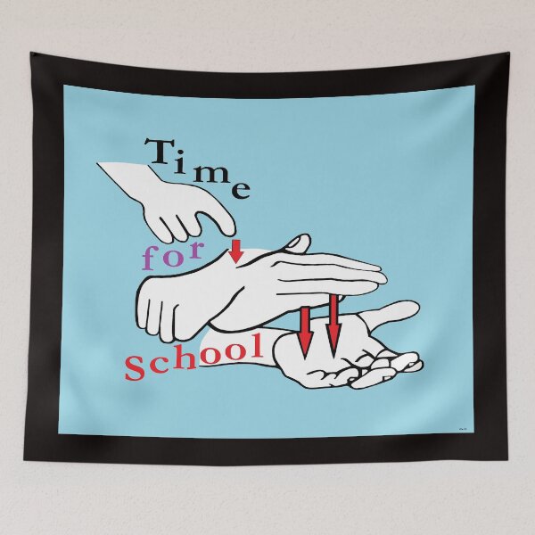 Item preview, ASL Time for School designed and sold by EloiseArt.