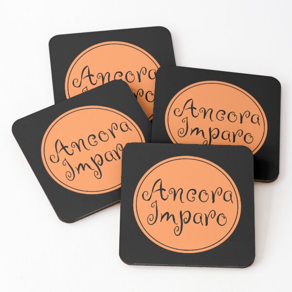 Item preview, Ancora Imparo - I Am Still Learning - Italian Sayings - Michelangelo Quotes designed and sold by JourneyCreative.