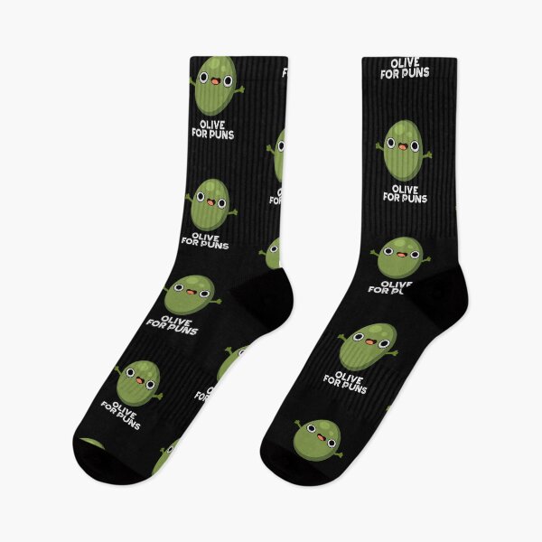 Item preview, Olive For Puns Funny Fruit Puns (Dark BG) designed and sold by punnybone.