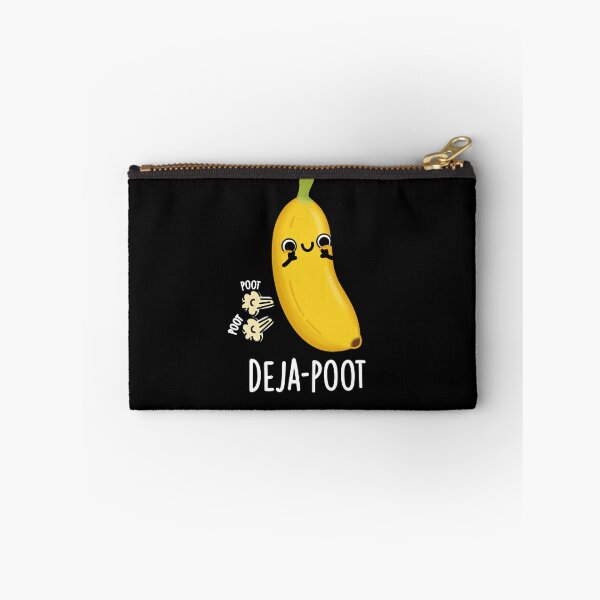 Item preview, Deja-poot Funny Banana Double Fart Puns (Dark BG) designed and sold by punnybone.