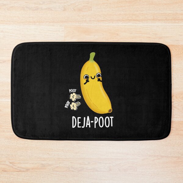 Item preview, Deja-poot Funny Banana Double Fart Puns (Dark BG) designed and sold by punnybone.