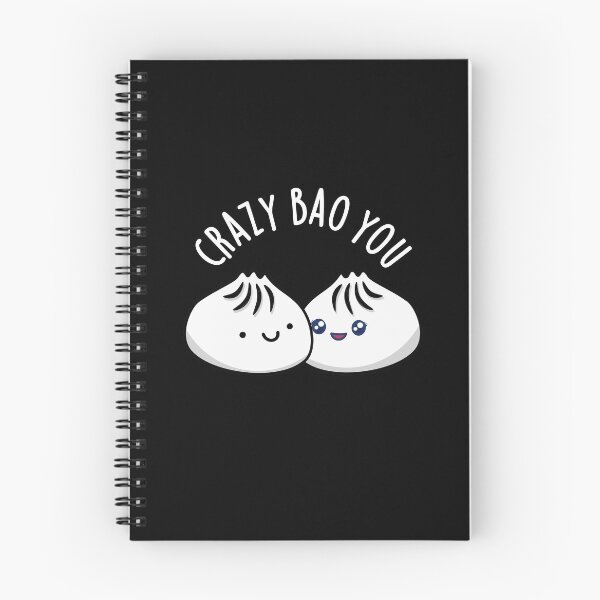 Item preview, Crazy Bao You Funny Dimsum Puns (Dark BG) designed and sold by punnybone.