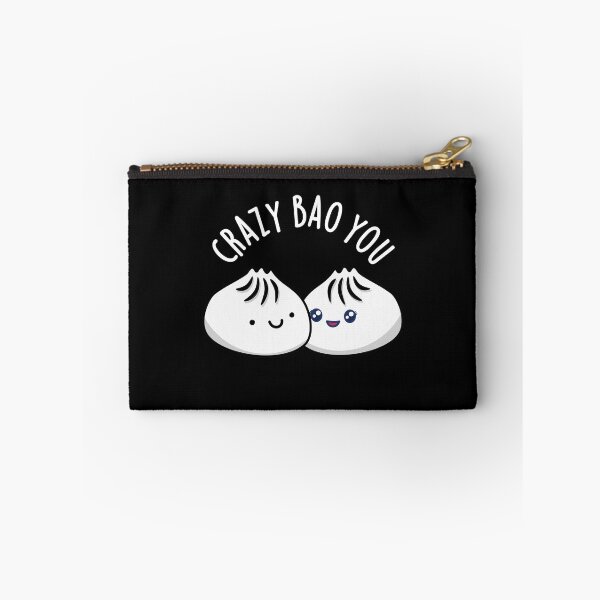 Item preview, Crazy Bao You Funny Dimsum Puns (Dark BG) designed and sold by punnybone.