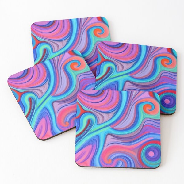 Item preview, Rainbow Swirls 7 designed and sold by Ashley Gagnon.