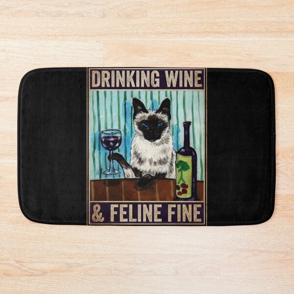 Item preview, Drinking Wine Cat designed and sold by borumarmlind.