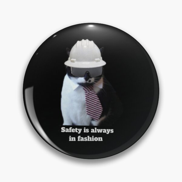 Item preview, Safety is always in fashion, Vincent the safety cat designed and sold by SpiethEileen.