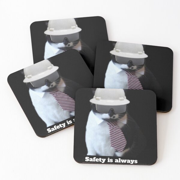 Item preview, Safety is always in fashion, Vincent the safety cat designed and sold by SpiethEileen.