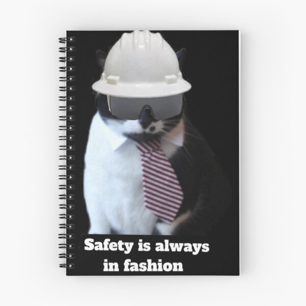 Item preview, Safety is always in fashion, Vincent the safety cat designed and sold by SpiethEileen.