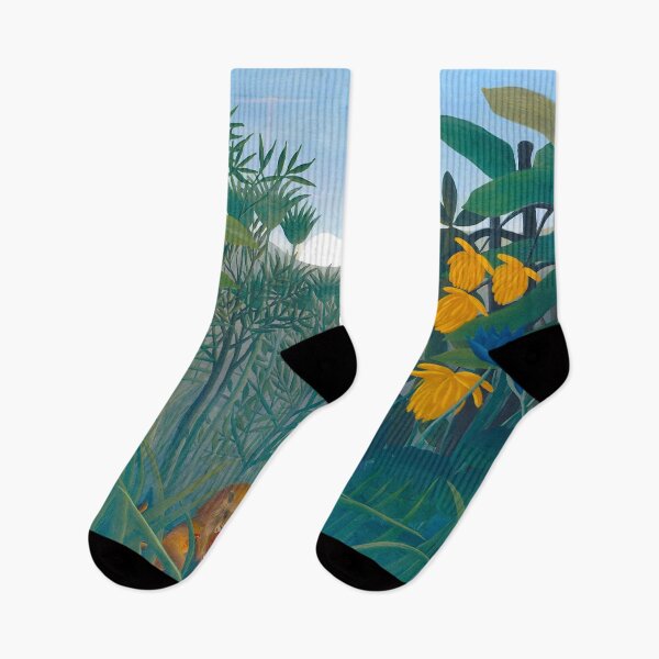 Item preview, The Repast of the Lion - Henri Rousseau designed and sold by SimpleJoyStyle.
