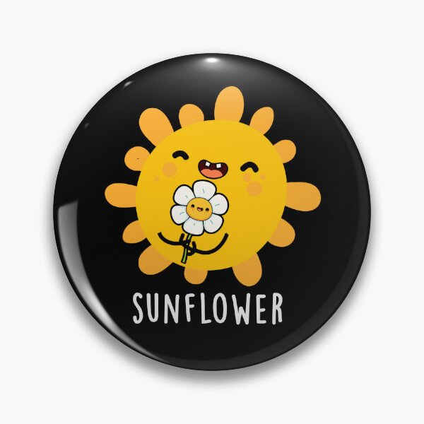 Item preview, Sunflower Funny Sun And Flower Puns (Dark BG) designed and sold by punnybone.