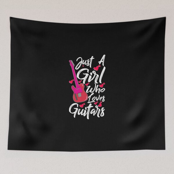 Item preview, Just A Girl Who Loves Guitars Classic T-Shirt designed and sold by homeserpu.