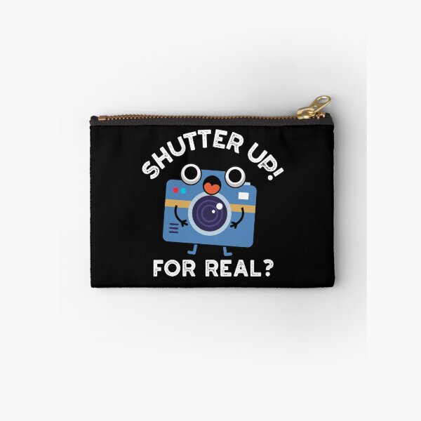 Item preview, Shutter Up For Real Funny Camera Puns (Dark BG) designed and sold by punnybone.