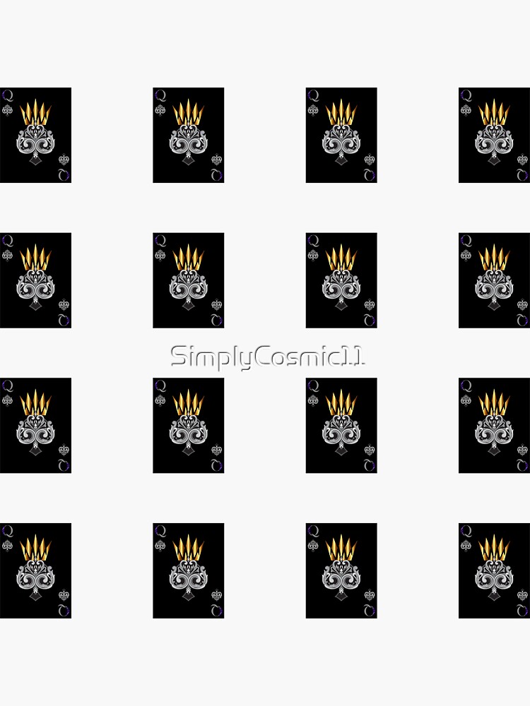"Queen Spades Card Halloween Costume" Sticker for Sale by