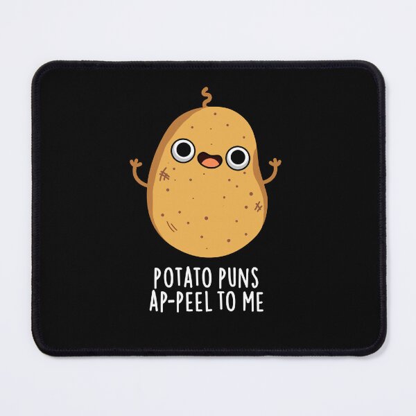 Item preview, Potato Puns A-peel To Me Funny Potato Puns (Dark BG) designed and sold by punnybone.