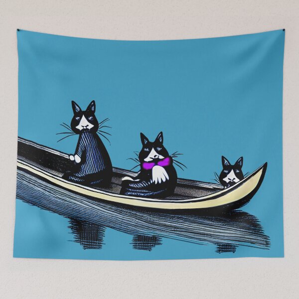 Item preview, 3 Rabbits in a Boat designed and sold by PictureNZ.