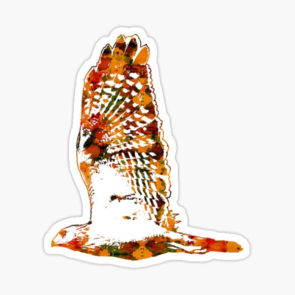 Red Tailed Hawk Sticker