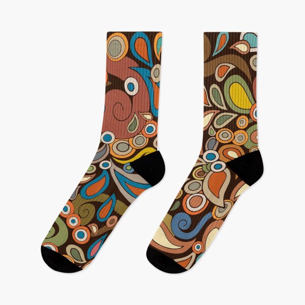 Item preview, Hand drawn Retro Vintage Funky Design designed and sold by Alondra.