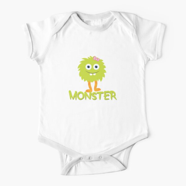 Monster - Child Green Short Sleeve Baby One-Piece