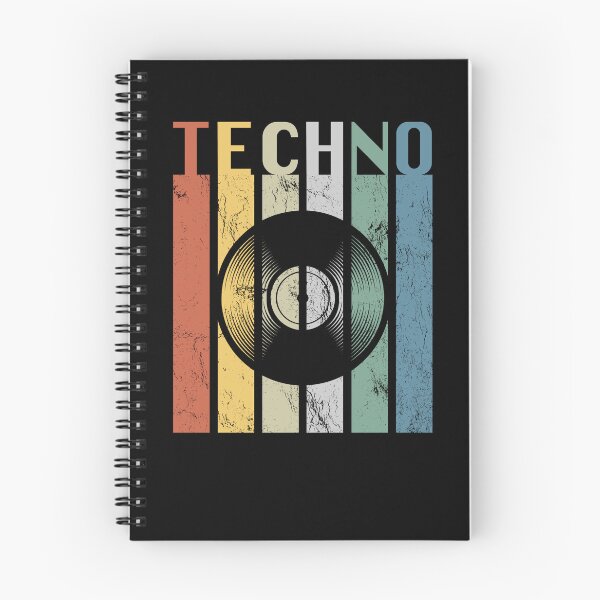 Item preview, Techno Vintage Style T Shirt, EDM Shirt, Graphic Tees Vintage, Techno Music Shirt, Groovy Shirt, Groovy Retro Shirt, Techno and Vinyl Shirt designed and sold by Ricardo Landeros.