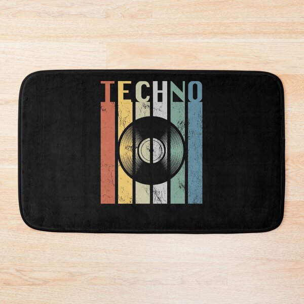 Item preview, Techno Vintage Style T Shirt, EDM Shirt, Graphic Tees Vintage, Techno Music Shirt, Groovy Shirt, Groovy Retro Shirt, Techno and Vinyl Shirt designed and sold by Ricardo Landeros.