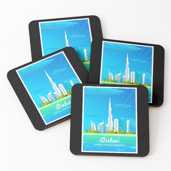 Item preview, Dubai Cityscape Skyline UAE Travel designed and sold by borumarmlind.