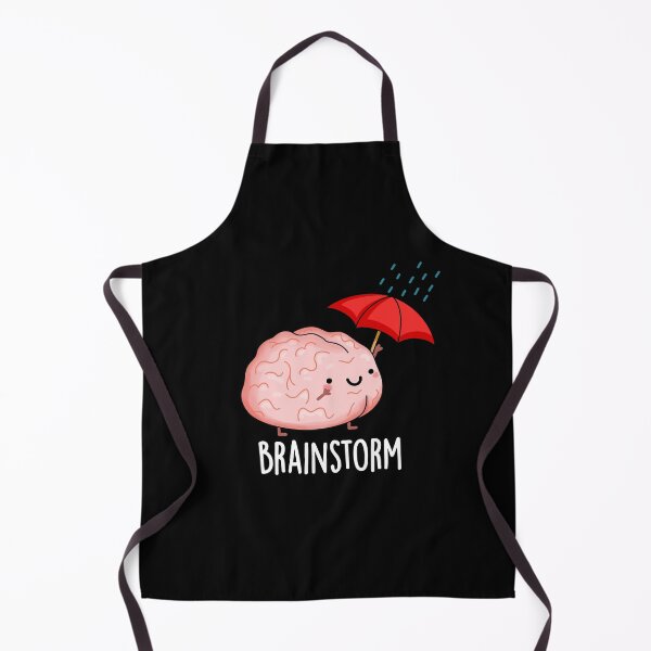 Item preview, Brain Storm Funny Anatomy Puns (Dark BG) designed and sold by punnybone.