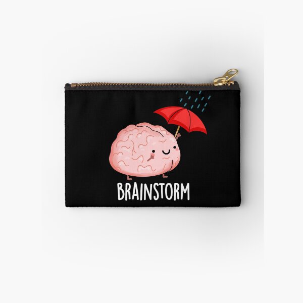 Item preview, Brain Storm Funny Anatomy Puns (Dark BG) designed and sold by punnybone.