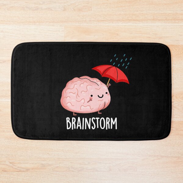 Item preview, Brain Storm Funny Anatomy Puns (Dark BG) designed and sold by punnybone.