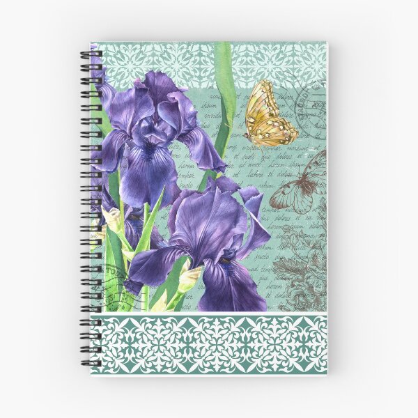 Item preview, Iris floral design designed and sold by Lizzieduvenage.
